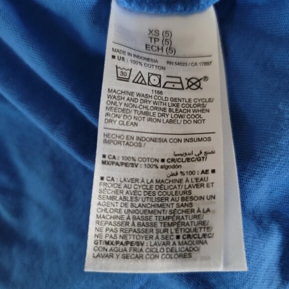 Girls Old Navy Blue Tank Dress XS - size 5, Pre-owned In Nice Condition! - Picture 9 of 10